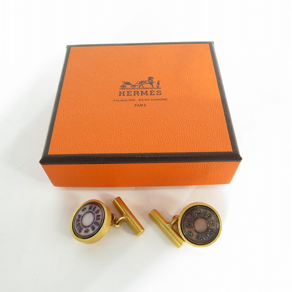 実際に弊社で買取させて頂いたHERMES/エルメス セリエ カフスボタン の画像 7枚目