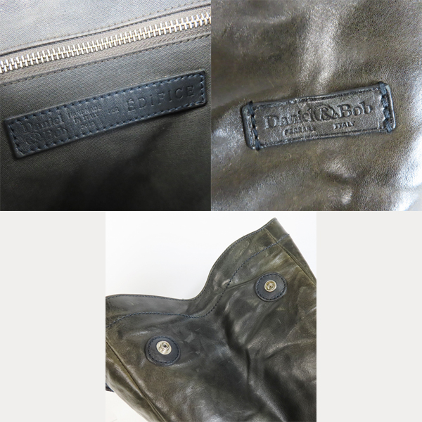 実際に弊社で買取させて頂いたDaniel&Bob×EDIFICE/ダニエル＆ボブ×エディフィス 別注 RODI/ロディ クロドーロ 2way トートバッグの画像 4枚目