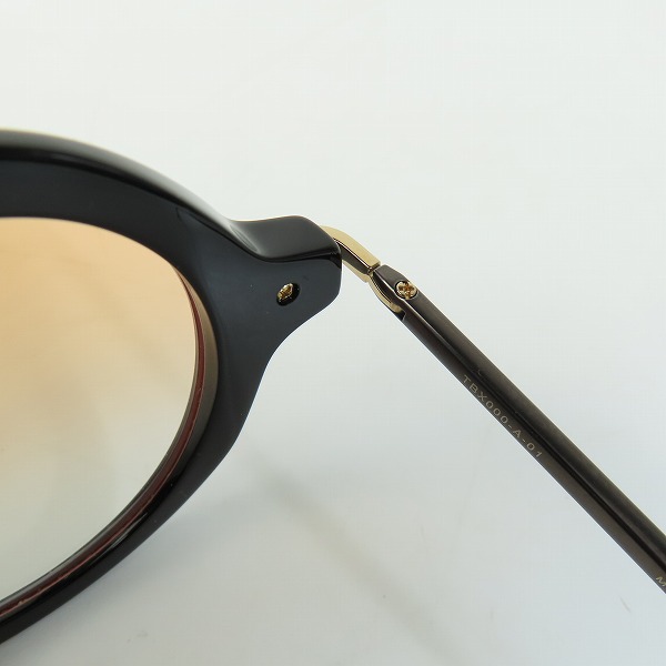 実際に弊社で買取させて頂いたTHOM BROWNE/トムブラウン サングラス/アイウェア 86/200 DITA JAPAN期モデル TBX000-A-01の画像 5枚目