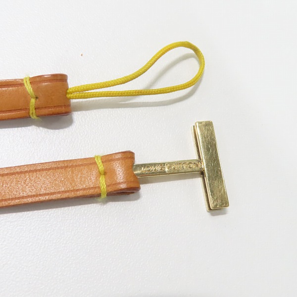 実際に弊社で買取させて頂いたLOUIS VUITTON/ルイヴィトン コリエ・テレフォンヌ ジャポン ネックストラップ/スマホアクセサリー M63055の画像 2枚目