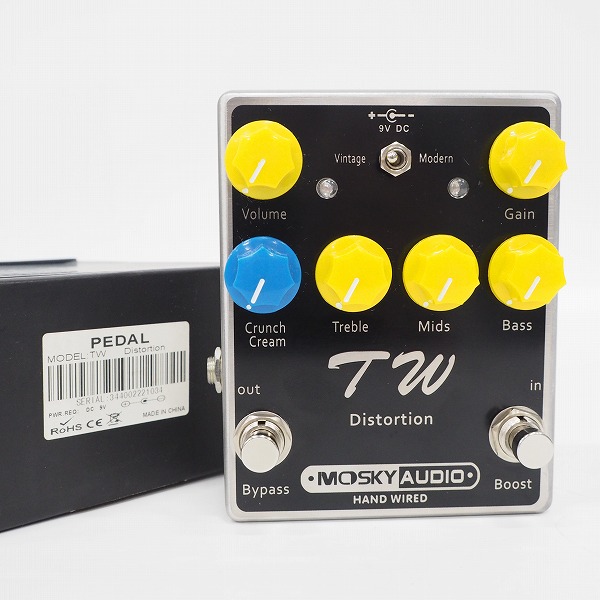 実際に弊社で買取させて頂いたMOSKY AUDIO TW DISTORTION/ディストーション エフェクター【動作確認済】