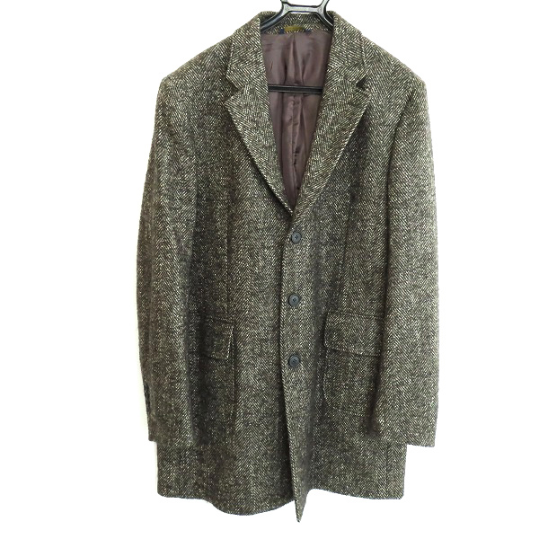 実際に弊社で買取させて頂いたBrooks Brothers/ブルックスブラザーズ ヘリンボーン チェスターコート/44R
