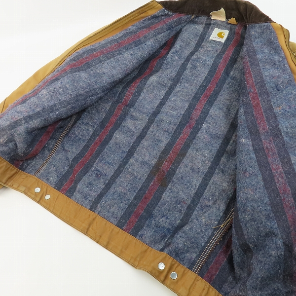 実際に弊社で買取させて頂いた【難有り】Carhartt/カーハート 80s~90s DETROIT JACKET デトロイトジャケットの画像 7枚目
