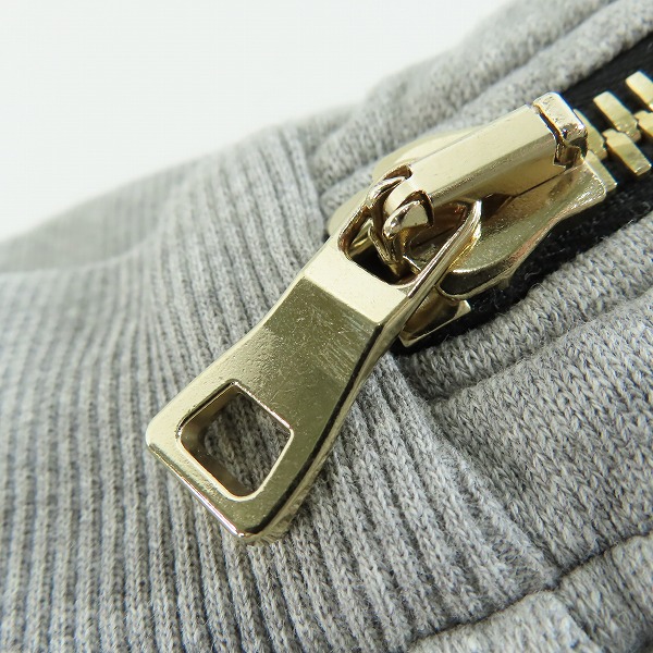 実際に弊社で買取させて頂いたBALMAIN/バルマン ジップ デザイン スウェット バイカーパンツ W7H5099J108/Lの画像 9枚目