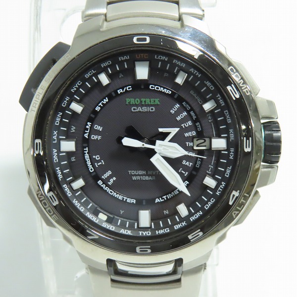 実際に弊社で買取させて頂いた(2)CASIO/カシオ PROTREK/プロトレック MANASLU/マナスル タフソーラー PRX-7000T-7JF