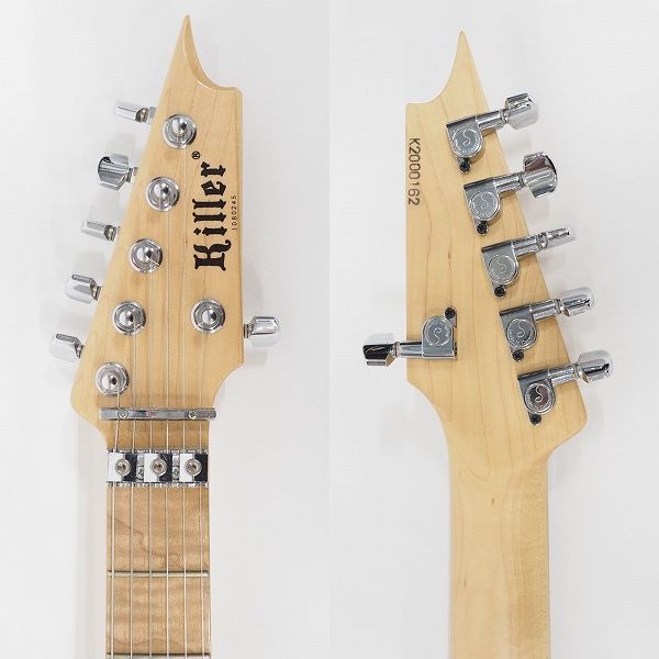 実際に弊社で買取させて頂いた★【難有り】Killer Guitars/キラー  KG-Fascist  Delicious Red エレキギター ギグケース付の画像 3枚目