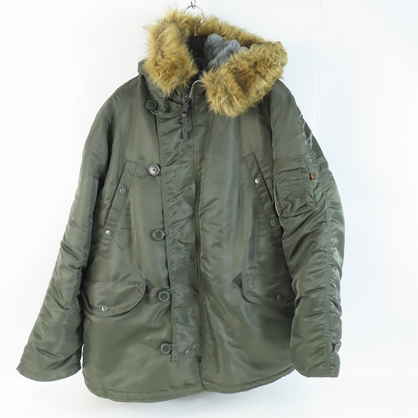 実際に弊社で買取させて頂いたALPHA INDUSTRIES/アルファインダストリーズ N-3B フライトジャケット 20024-76/XL