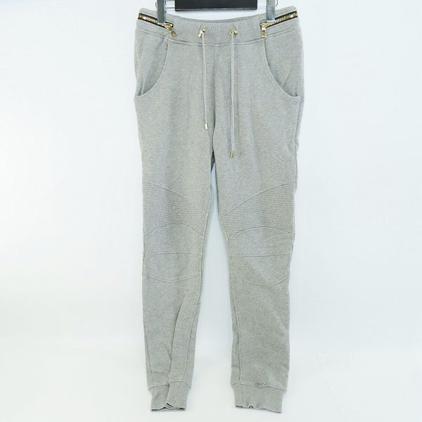 実際に弊社で買取させて頂いたBALMAIN/バルマン ジップ デザイン スウェット バイカーパンツ W7H5099J108/L