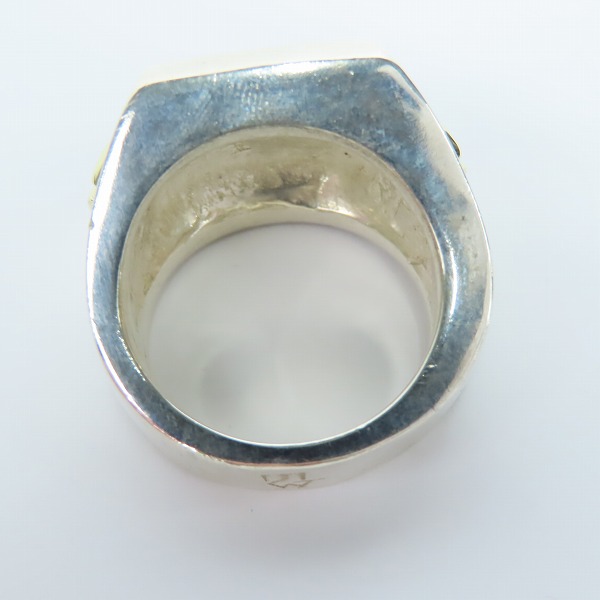 実際に弊社で買取させて頂いた【ギャラ付き】TARO WASHIMI×TRAVIS WALKER/鷲見太郎×トラヴィスワーカー キャンバスリング 18K w/アラベスク 17.5-19号の画像 5枚目