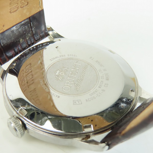実際に弊社で買取させて頂いたORIENT/オリエント 自動巻き 腕時計/ウォッチ AC00-C1-Bの画像 3枚目