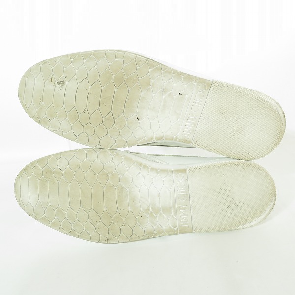 実際に弊社で買取させて頂いたJIMMY CHOO/ジミーチュウ GROVE/グローブ スタッズ スリッポン/シューズ 45の画像 2枚目