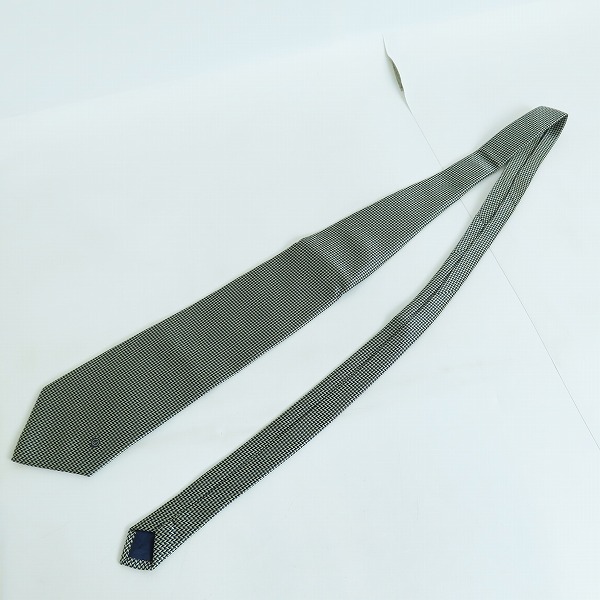 実際に弊社で買取させて頂いたDunhill/ダンヒル ロゴ入り総柄 ネクタイの画像 5枚目