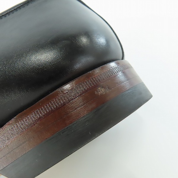 実際に弊社で買取させて頂いたSCOTCH GRAIN/スコッチグレイン インペリアル ストレートチップ ビジネスシューズ ブラック 937/24.5の画像 7枚目