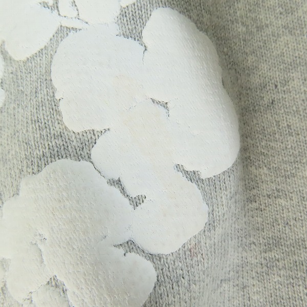 実際に弊社で買取させて頂いたREADYMADE×DENIM TEARS/レディメイド×デニムティアーズ フラワー 花柄 コットン ショート丈 プルオーバーパーカー/Sの画像 7枚目