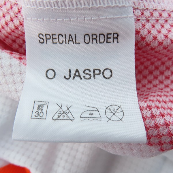 実際に弊社で買取させて頂いたZETT×BEAMS/ゼット×ビームス NPBマーク 東京ヤクルトスワローズ ホーム ユニフォーム #19 石川雅規/Oの画像 3枚目