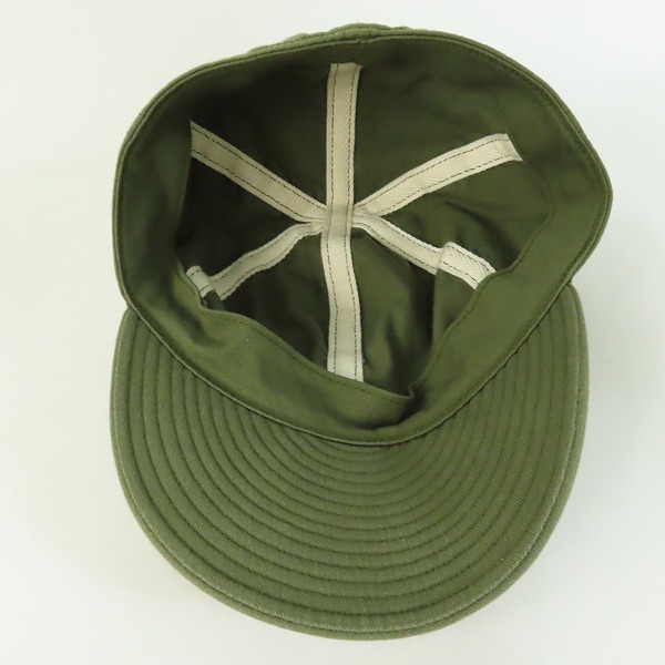 実際に弊社で買取させて頂いたTHE Real McCOY'S/リアルマッコイズ Cap Mechanics メカニクスキャップ TYPE A-3 7-1/2の画像 5枚目