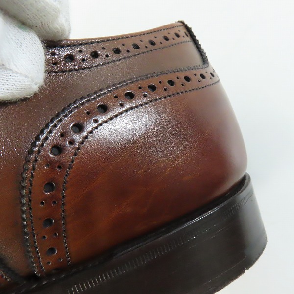 実際に弊社で買取させて頂いたTrickers/トリッカーズ NORFONK ウィングチップ 6463/9.5の画像 6枚目