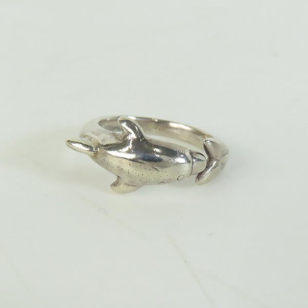 実際に弊社で買取させて頂いたHOLLYWOOD RANCH MARKET/ハリウッドランチマーケット ドルフィン/イルカ リング 18.5-19号の画像 1枚目