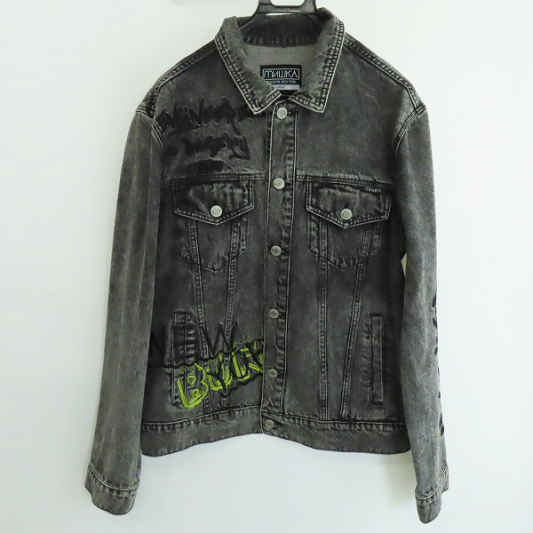 実際に弊社で買取させて頂いたMISHKA/ミシカ ペイント デニムジャケット/Gジャン/L