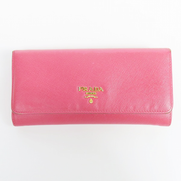 実際に弊社で買取させて頂いたPRADA/プラダ サフィアーノ 二つ折り 長財布