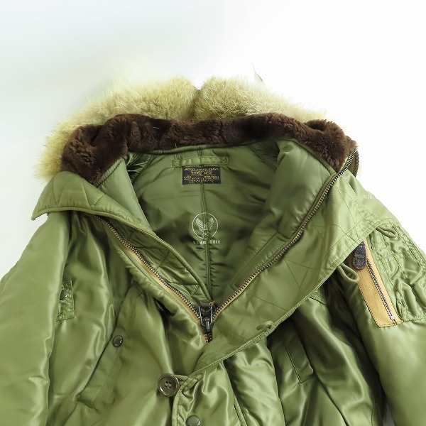 実際に弊社で買取させて頂いたTHE REAL McCOY’s/ザリアルマッコイズ AF-33-(038)7385 SIGMUND EISNER CO. 実名復刻 N-2/XSの画像 2枚目