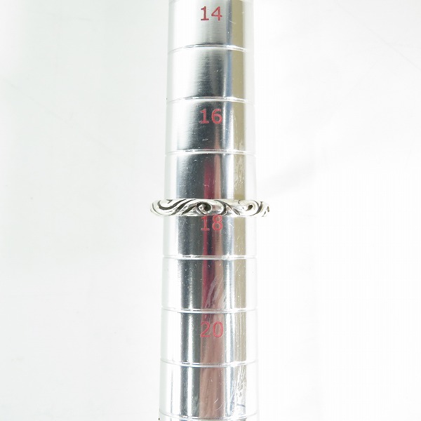 実際に弊社で買取させて頂いたROYAL ORDER/ロイヤルオーダー RIBBON BAND/リボンバンドリング/18号の画像 8枚目