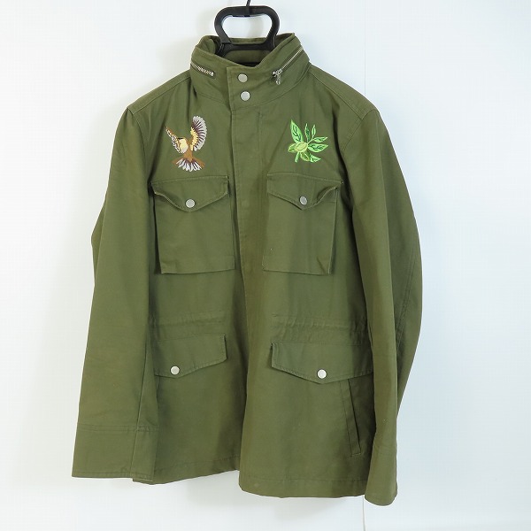 実際に弊社で買取させて頂いた【難あり】DICKIES/ディッキーズ M-65刺繍ジャケット キルトライナー付き/カーキ/143M10WD23/L