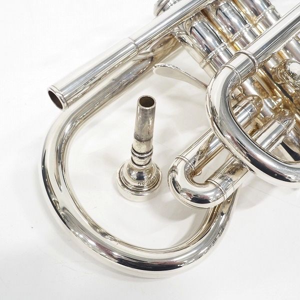 実際に弊社で買取させて頂いたYAMAHA/ヤマハ Custom YCR-8335S/YCR8335S コルネット 銀メッキ仕上げ ハードケース付きの画像 8枚目