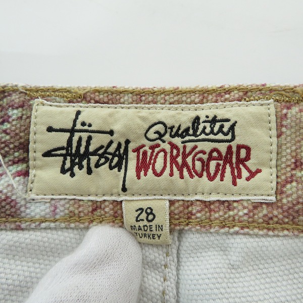 実際に弊社で買取させて頂いたSTUSSY/ステューシー 23AW Alfonso Canvas Work Pant ダブルニー ワークパンツ/28の画像 3枚目