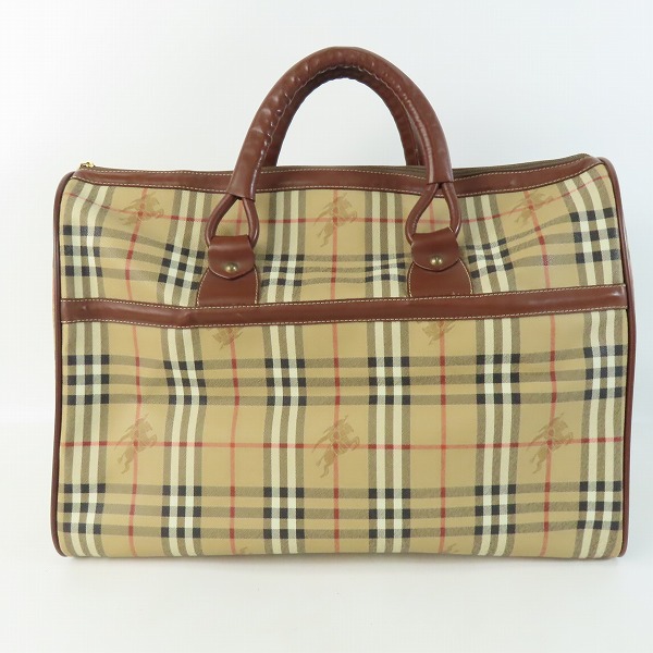 実際に弊社で買取させて頂いたBurberrys/バーバリーズ チェック柄 ボストンバッグ