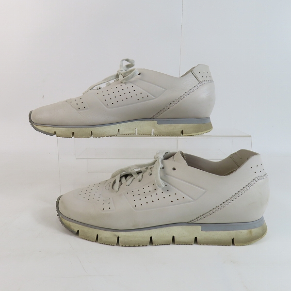 実際に弊社で買取させて頂いたSANTONI/サントーニ レザースニーカー/7.5の画像 3枚目