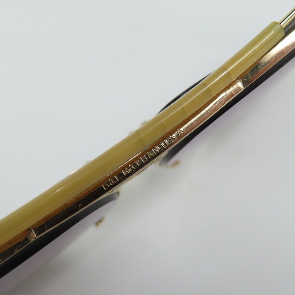 実際に弊社で買取させて頂いたRay-Ban/レイバン B&L/ボシュロム社製 ティアドロップ型 サングラス/アイウェア ゴールドの画像 5枚目