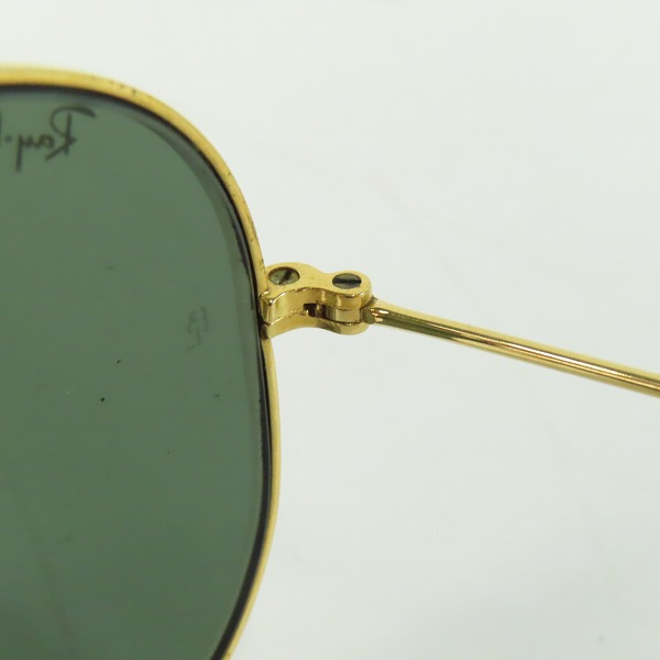 実際に弊社で買取させて頂いたRay-Ban/レイバン B&L/ボシュロム社製 ティアドロップ型 サングラスの画像 5枚目