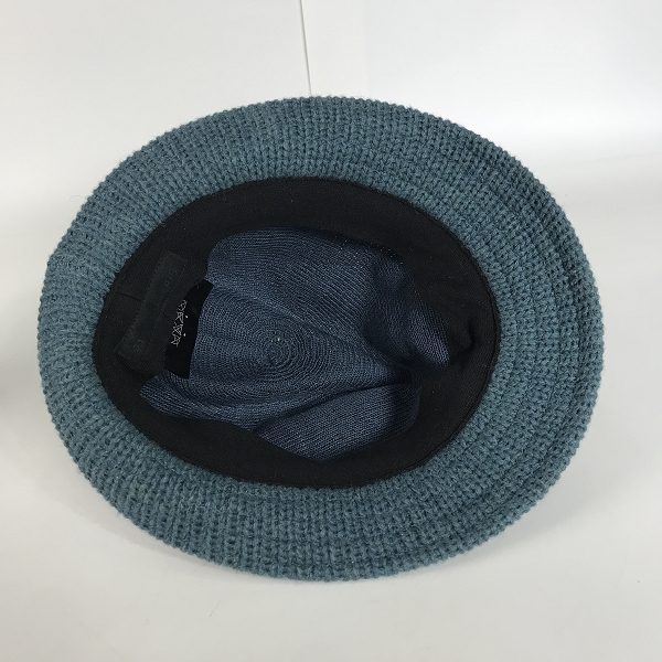 実際に弊社で買取させて頂いたjunhashimoto/ジュンハシモト ニット 中折れハット HAT022-TWL01/2の画像 4枚目