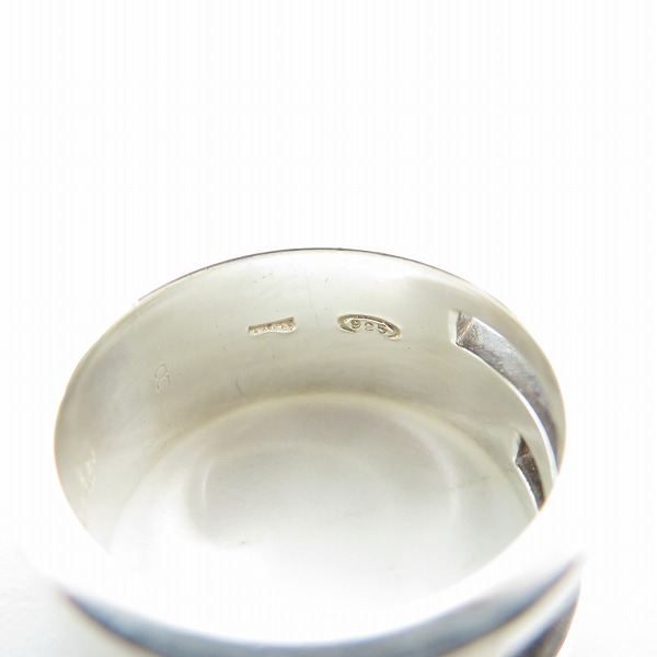 実際に弊社で買取させて頂いたGUCCI/グッチ ブランテッドG Gロゴ リング シルバー 925 8号の画像 7枚目