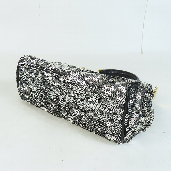 実際に弊社で買取させて頂いたDOLCE&GABBANA/ドルチェ&ガッバーナ SICILY/シシリー スパンコール 2WAYバッグ ショルダーバッグの画像 2枚目