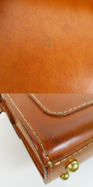 実際に弊社で買取させて頂いたHERZ/ヘルツ 2way レザー ハンドバッグ/ショルダーバッグの画像 8枚目