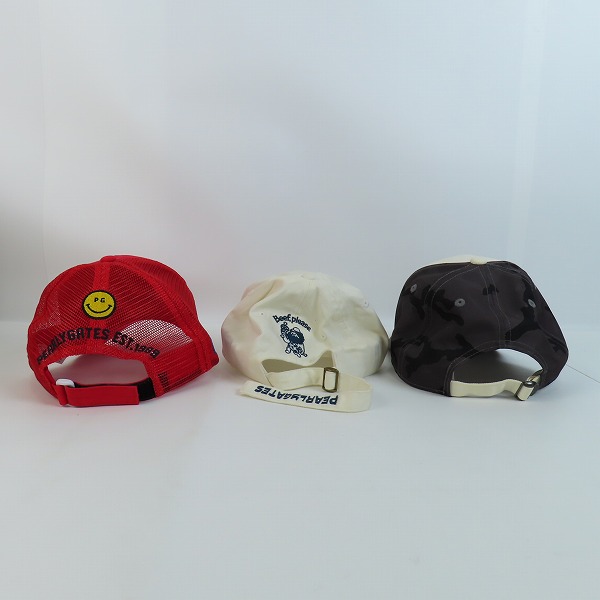 実際に弊社で買取させて頂いたPEARLY GATES/パーリーゲイツ Callaway/キャロウェイ キャップ 3点セットの画像 2枚目