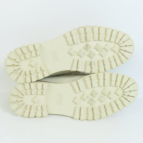 実際に弊社で買取させて頂いたARMANI COLLEZIONI/ ウイングチップ スエード切り替え スニーカー/42の画像 2枚目