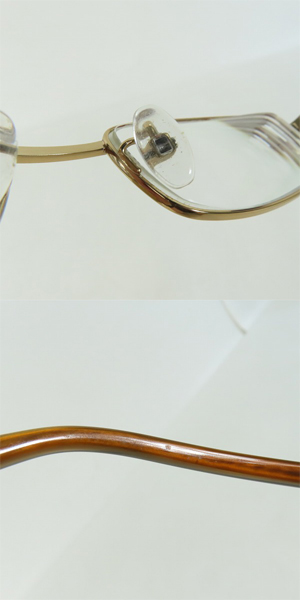 実際に弊社で買取させて頂いたMARC JACOBS/マークジェイコブス 眼鏡/メガネフレーム MJ-3529J 41Kの画像 9枚目