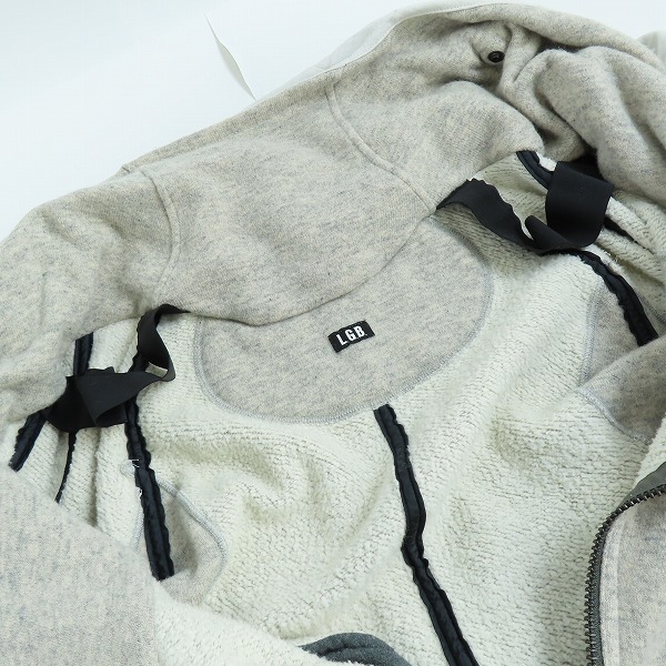 実際に弊社で買取させて頂いたL.G.B./ルグランブルー ボノ パーカー BONO-16/M 2112SMK 1の画像 5枚目