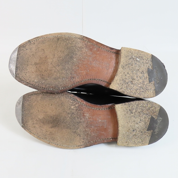 実際に弊社で買取させて頂いたChurch/チャーチ SHANNON/シャノン レザープレーントゥシューズ Last103/7 純正シューツリー付き/7Fの画像 2枚目