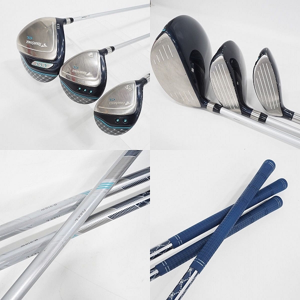 実際に弊社で買取させて頂いたブリヂストン TOURSTAGE/ツアーステージ CL レディースクラブ ハーフ 8本セット FLEX：L キャディバッグ付の画像 1枚目