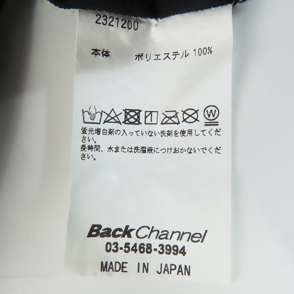 実際に弊社で買取させて頂いたBack Channel/バックチャンネル 長袖Tシャツ ブラック/Mの画像 3枚目