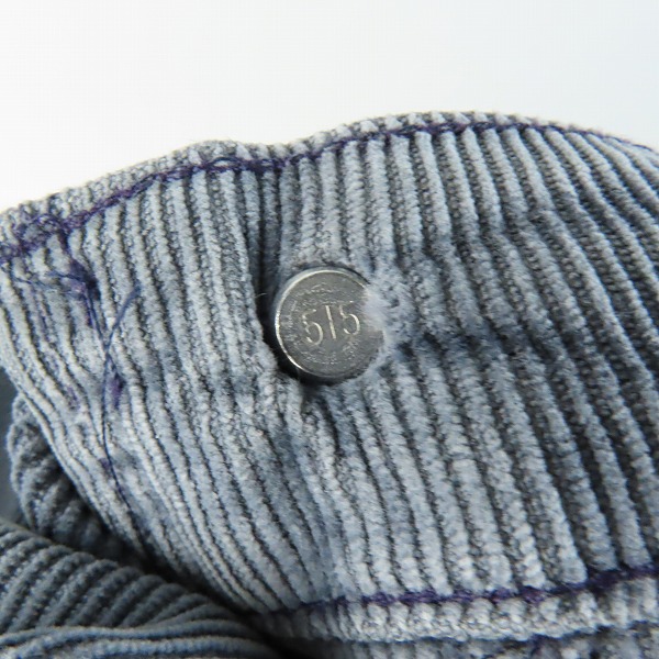実際に弊社で買取させて頂いたLevis/リーバイス 80s ヴィンテージ 517-1517 刻印515 コーデュロイパンツ /W34の画像 6枚目
