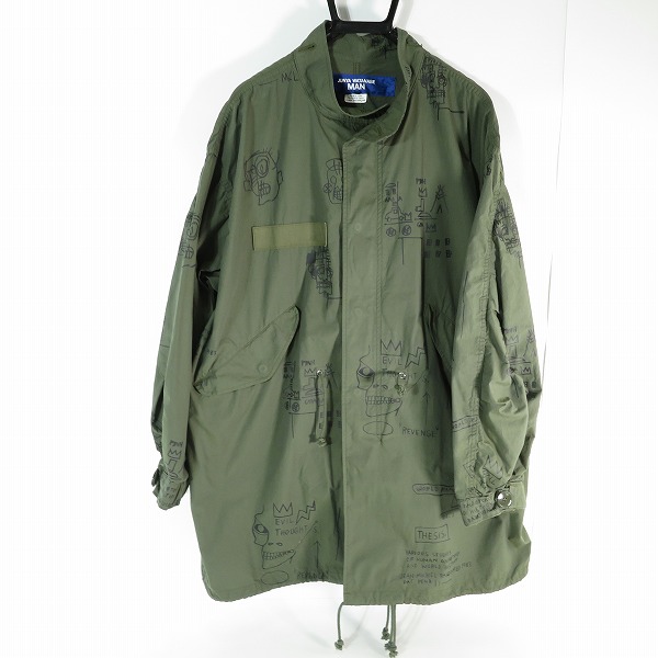 実際に弊社で買取させて頂いたJUNYA WATANABE MAN/ジュンヤワタベマン コムデギャルソン×Jean-Michel Basquiat 23SS モッズコート AD2022/WK-C001/XS