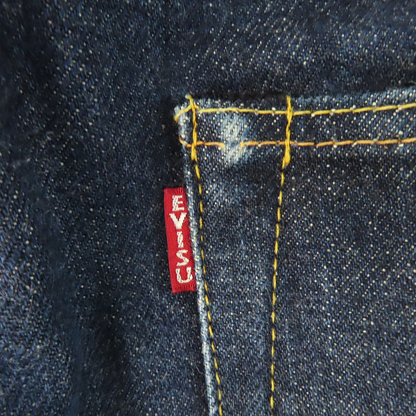 実際に弊社で買取させて頂いたEVISU/エヴィス Lot.2000 No.1 SPECIAL デニムパンツ/32×32の画像 3枚目