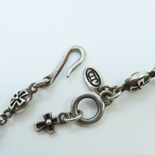 実際に弊社で買取させて頂いた【ギャラ付】Justin Davis/ジャスティンデイビス ヘビークロスチェーン SNJ121 50cmの画像 2枚目