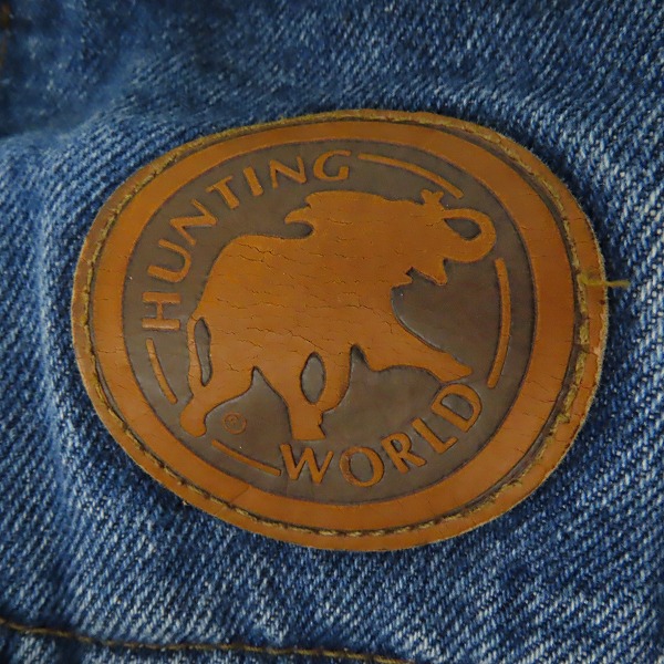 実際に弊社で買取させて頂いたHUNTING WORLD/ハンティングワールド デニムジャケット/Lの画像 5枚目