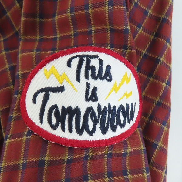 実際に弊社で買取させて頂いた【未使用】Maison MIHARA YASUHIRO/メゾン ミハラヤスヒロ レイヤード チェックシャツ A03SH151-9/46の画像 5枚目